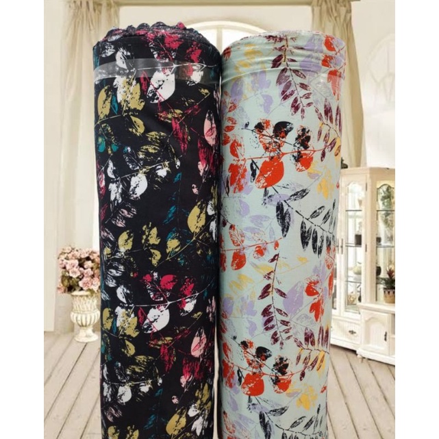 Kain Katun Rayon Viscose Premium Motif Terbaru Kekinian Meteran