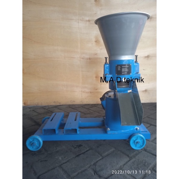 Mesin Cetak Pelet 125kg/jam pakan ikan/ternak + dinamo 3hp 1phase