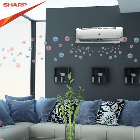 Sharp AH-AP5UHL Ac Split 1/2 PK Low Watt Plasmacluster Sayonara Panas J60 Series Thai
