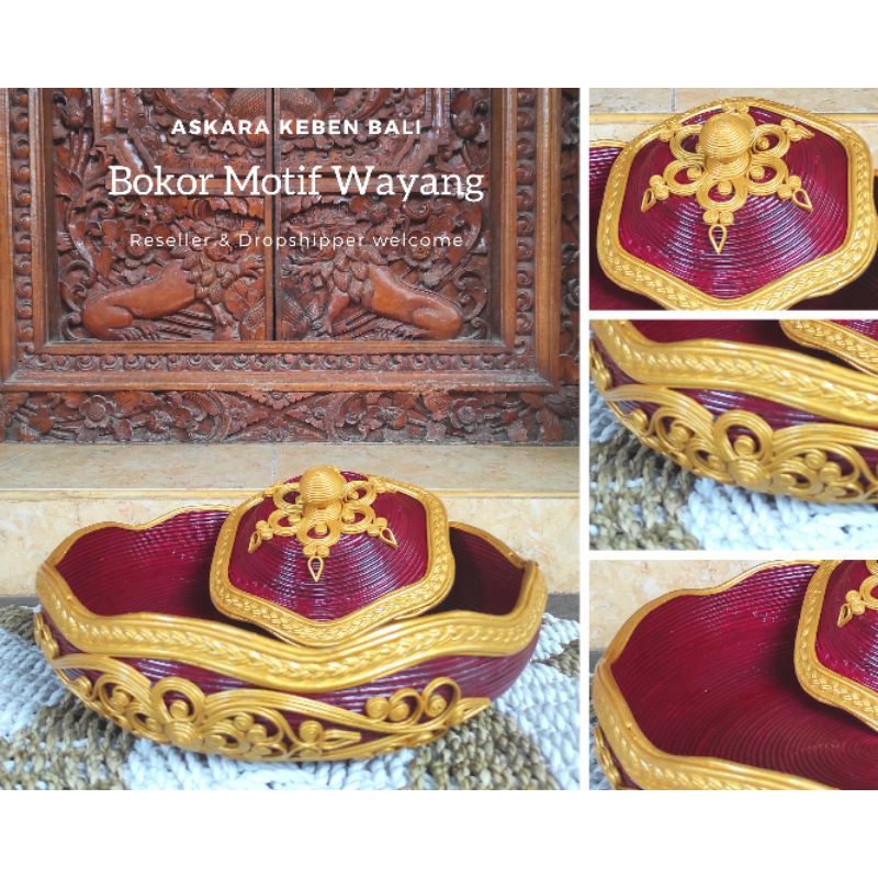 Bokor Motif Ukir
