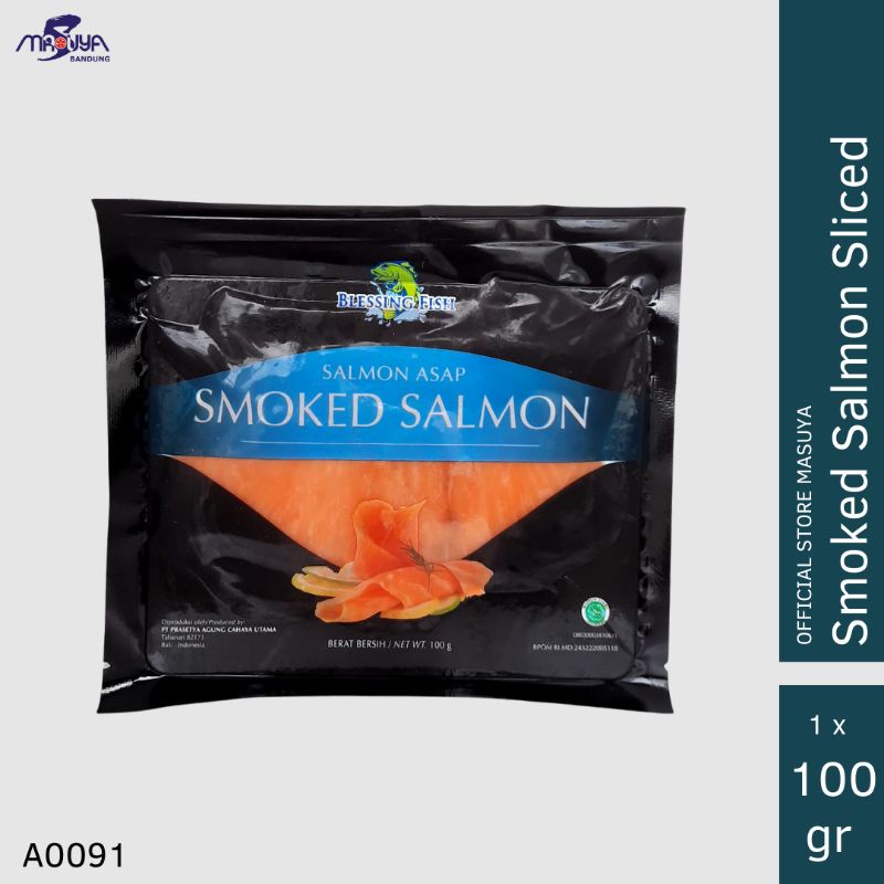 

SMOKE SALMON 100 gr - Blessing Fish