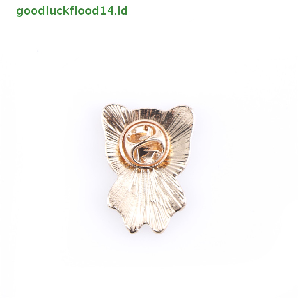 [GOOGFOUR] 1pc Kartun Lucu Enamel Pin Pinguin Panda Hewan Jaket Bros Lencana [Atasan]