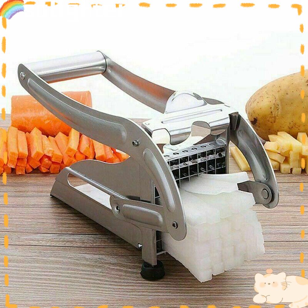 Solighter Potato Chipper Aksesoris Dapur French Fry Chip Blades Chopper