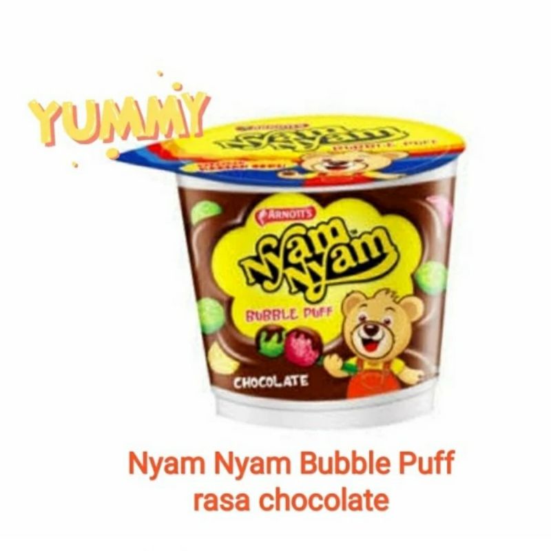 

nyam nyam bubble puff cup colek arnotts | per piece