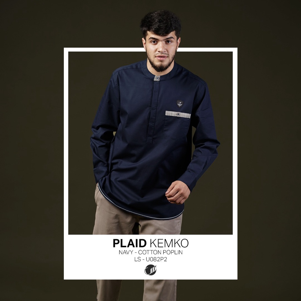 BAJU KEMEJA KOKO SAMASE PLAID KEMKO 01U082P PJG