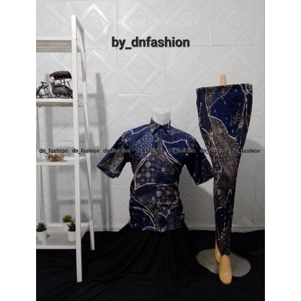 BATIK COUPLE/KEMEJA BATIK COUPLE/BATIK COUPLE LENGAN PENDEK/KEMEJA BATIK/ROK PLISKET/BATIK TERLARIS