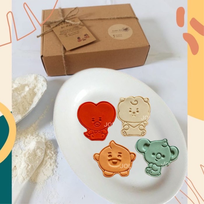 

Terlaris ✨ - Diy cookies kit BT21 Set B | hampers godiebag ultah | menghias cookies 2.1.23