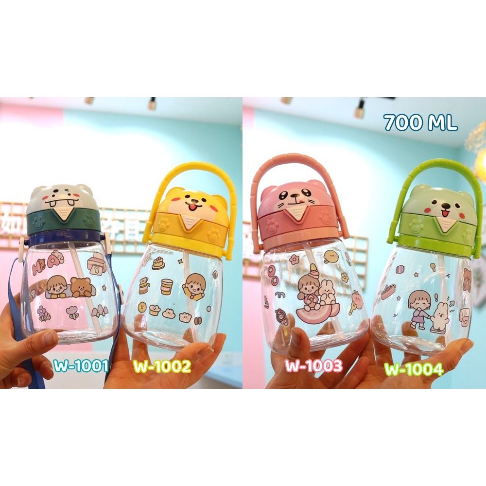 [TULALA SHOP]Botol Minum Anak Air mancur Motif Animal Childrens Botol Minum Anak karakter/