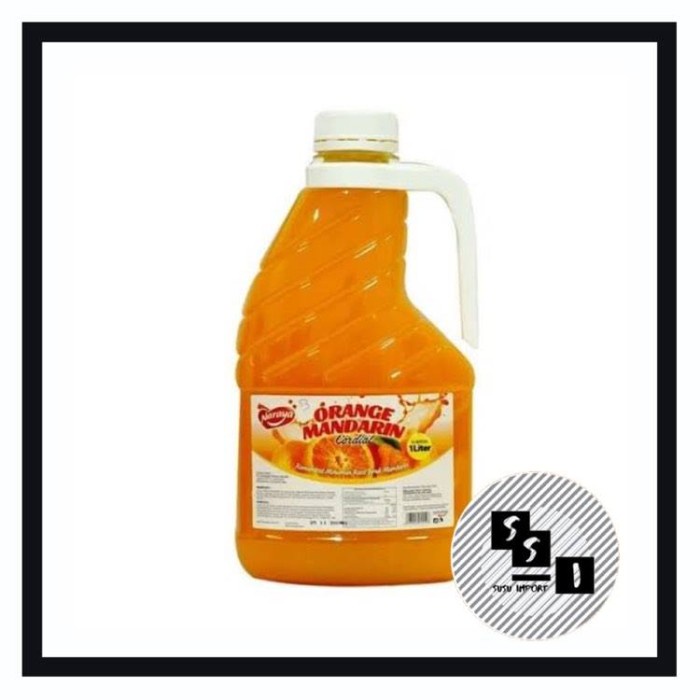 

NARAYA ORANGE MANDARIN CORDIAL/ KONSNTRAT JERUK/ SIRUP JERUK 2LITER