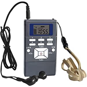 Radio Mini FM Digital Receiver DSP plus Earphone - Radio Saku - Pocket