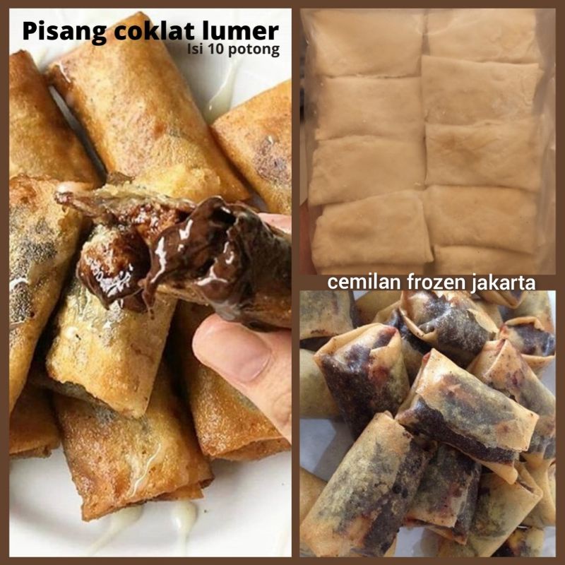 

Pisang Coklat Frozen, Piscok Lumer isi 10