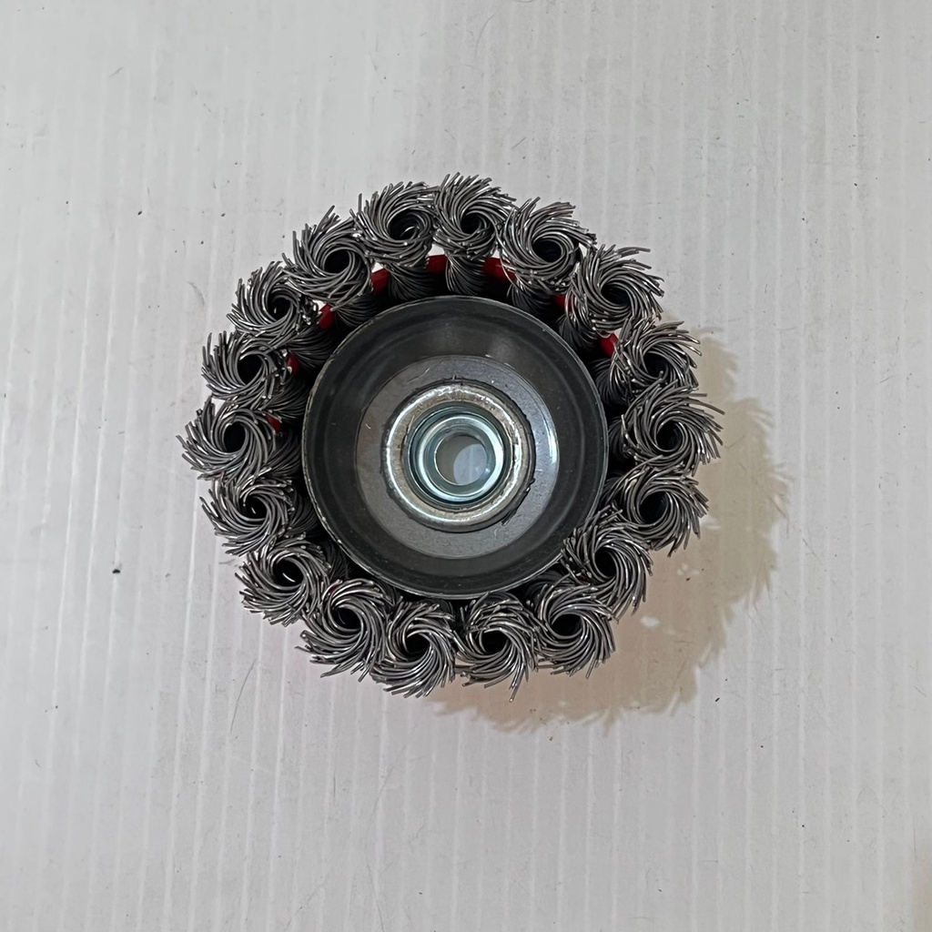 Sikat Mangkok Kepang Kawat Baja Tebal Cup Brush Sab KING 3 Inch