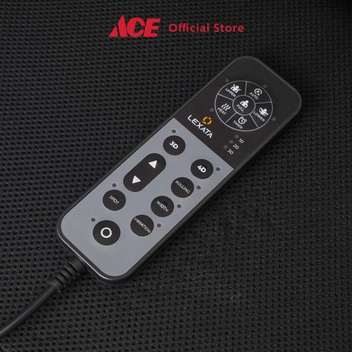 Ace Lexata Bantalan Kursi Pijat Shiatsu 3D 02 - Hitam/Cokelat Massage Seat Cushion Alat Pijat Duduk Punggung Electric Massager Alat Kesehatan-6