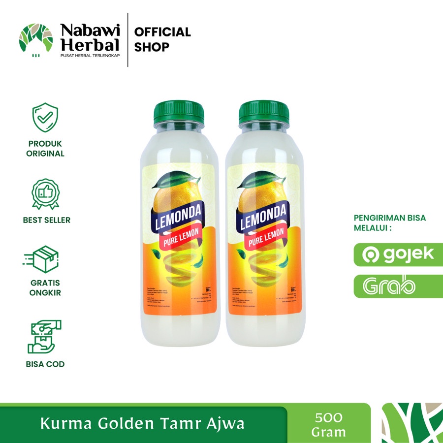 

LEMONDA - Pure Sari Lemon Detoks Alami Lemon Water 500ml