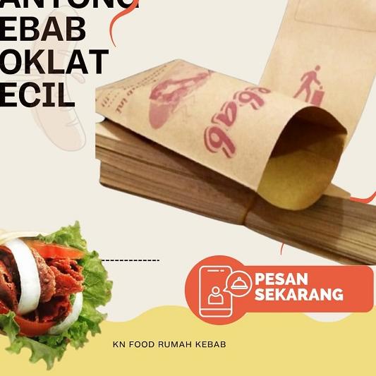 

RVN225 Dus Kantong Kebab coklat Kecil isi 100 pcs Ready Stok ||