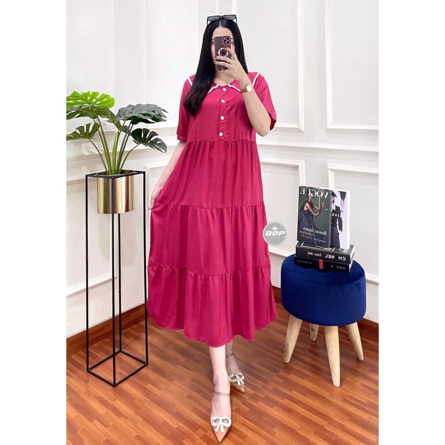 Daster wanita rayon busui - Daster arab susun - Daster arab polos - Daster kekinian - Dastet busui