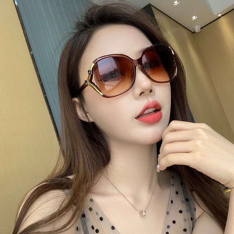 Rowling(ka-65)Sunglasses Kacamata Hitam Motif Flower Di Bingkai Women Sunglasses New Import Kacamata Fashion