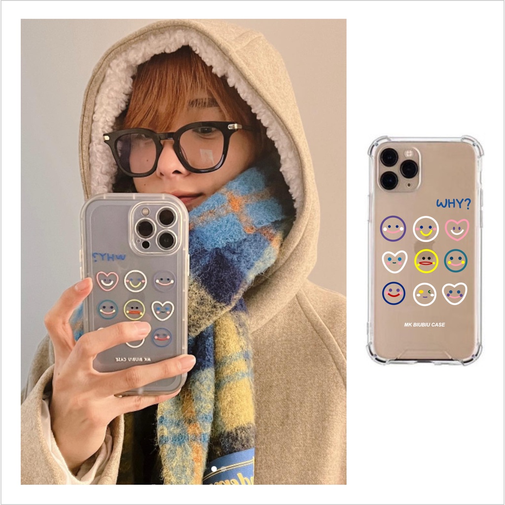 SEVENTEEN DK Dokyeom smiley smile custom transparent phone case