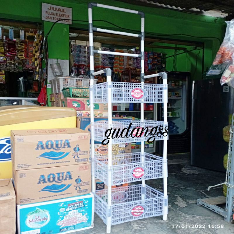 Rak Gantungan Jajanan Warung Rak Gantung Kopi Rak MultiFungsi Rak Tempat Snack Minimalis Rak DisPlay