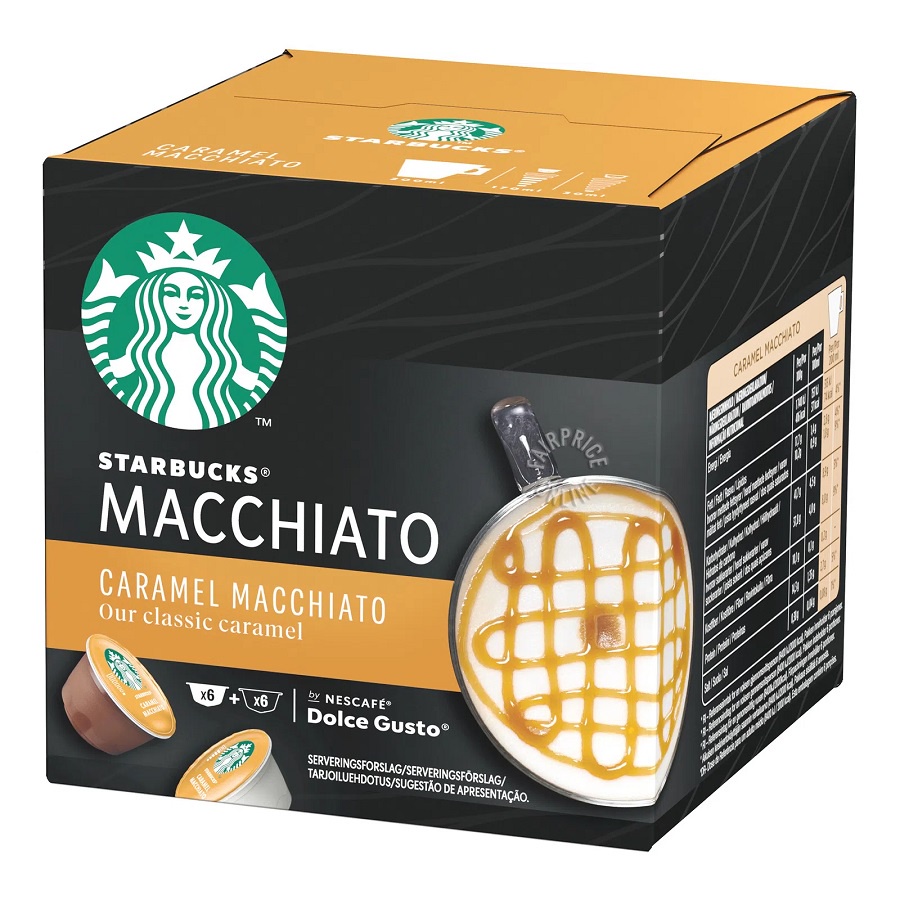 

Starbucks Caramel Macchiato by Nescafe Dolce Gusto Coffee Capsules