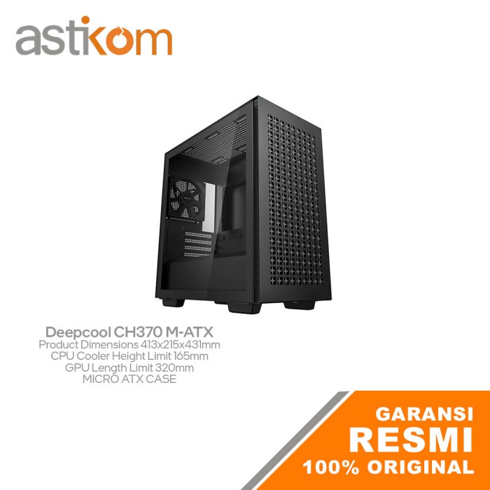 Casing PC Deepcool CH370 M-ATX