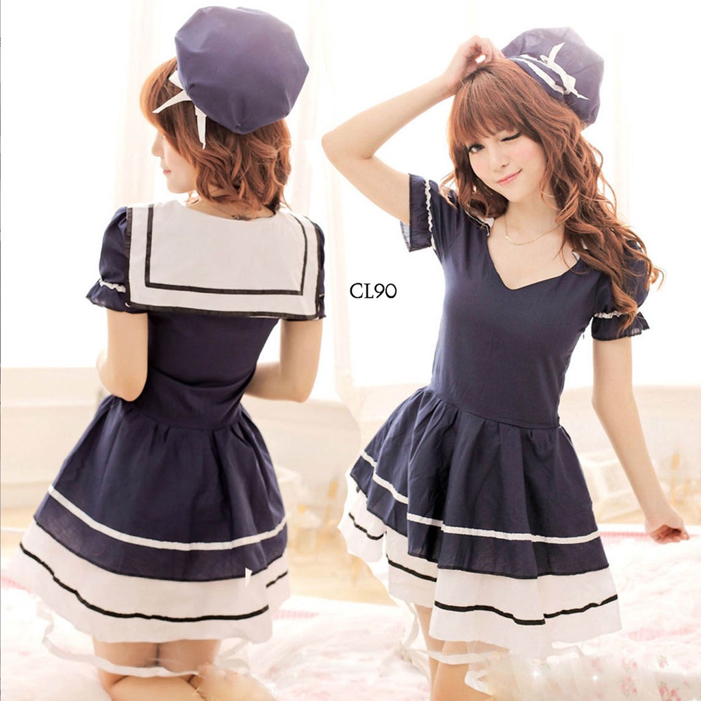 [READY STOK] DRESS COSTUM LINGERIE SAILORMOON BIRU CL90