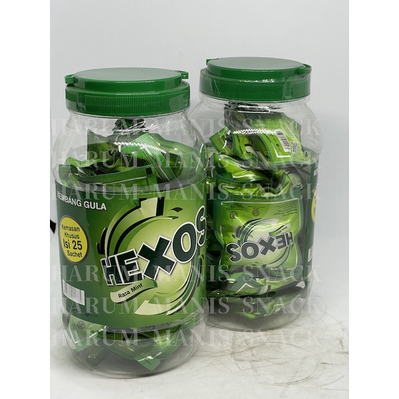 

Permen Mint Hexos Toples isi 25 sachet x 5 butir