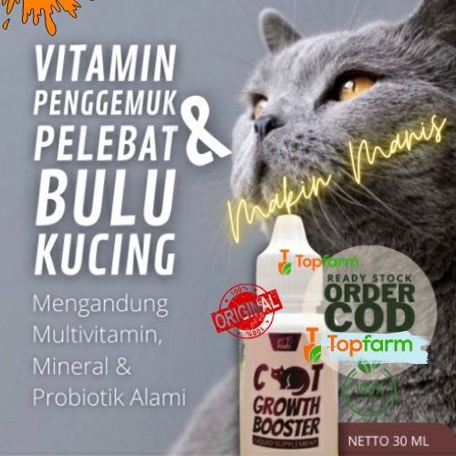 Obat Kucing 30mL / Obat Kucing Mencret / Vitamin Gemuk Kucing / Vitamin Gemuk Kucing Bulu Lebat / Vi