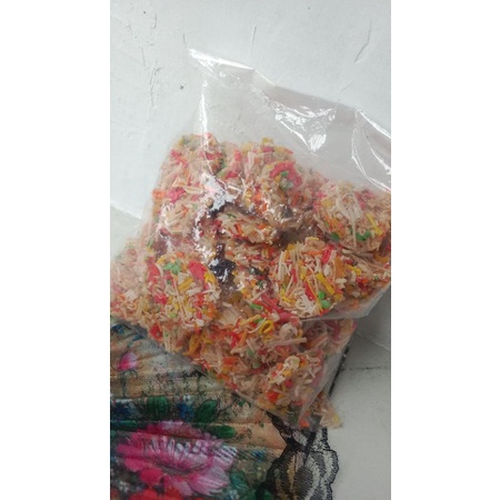 

Kerupuk mentah warna warni/kerupuk renyah