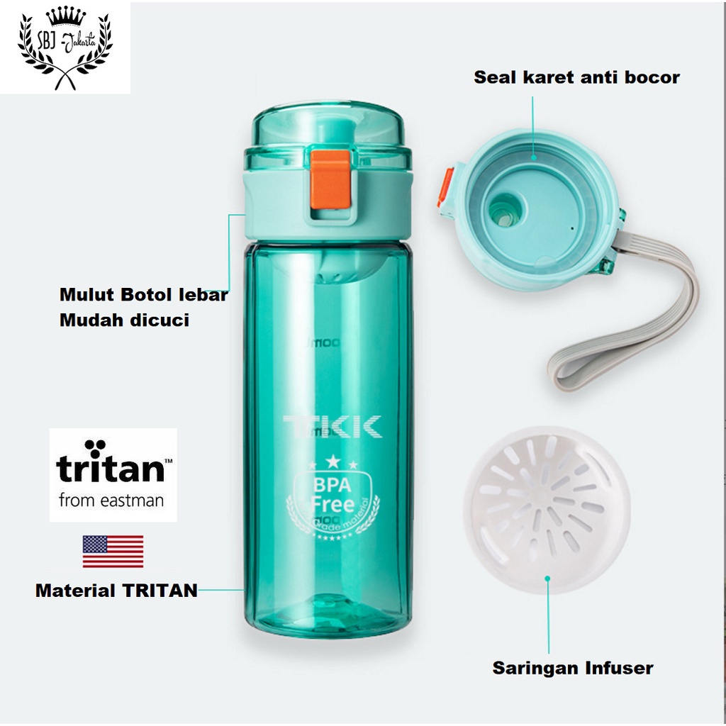 BOTOL MINUM TRITAN 100% BPA FREE SPORT EDITION INFUSER SB500 - 500ml