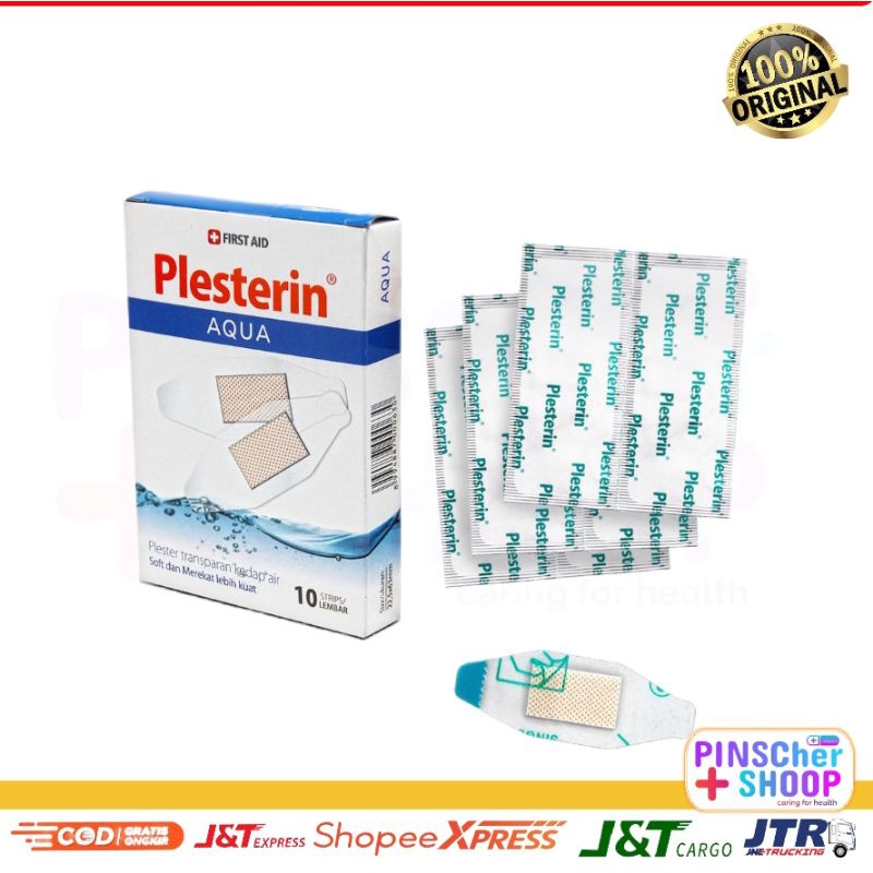 Plesterin Aqua Soft Transparan Anti Air Isi 10 Pcs