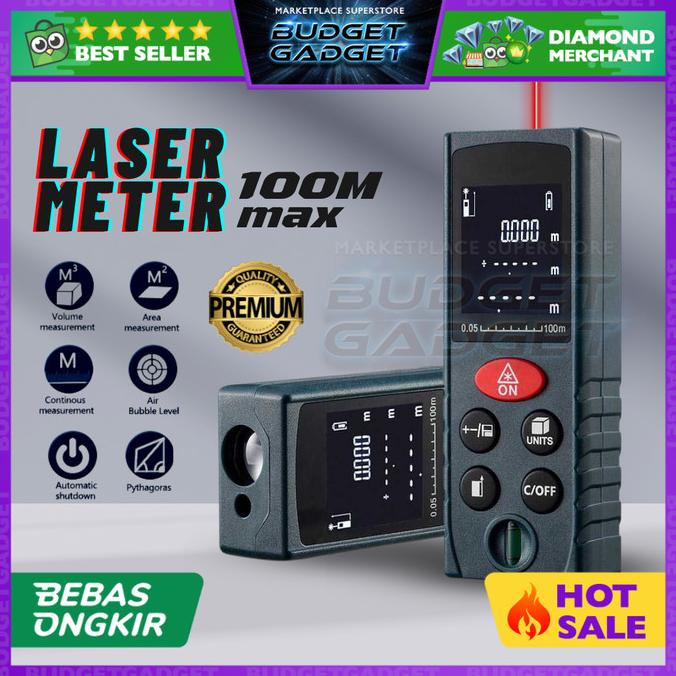Pengukur Jarak Laser Distance Meter 100M - KXL-D100