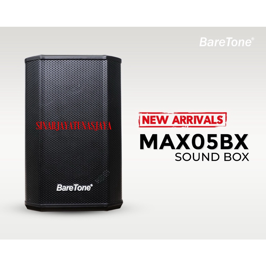 BareTone Speaker Portable MAX05BX 5 inch