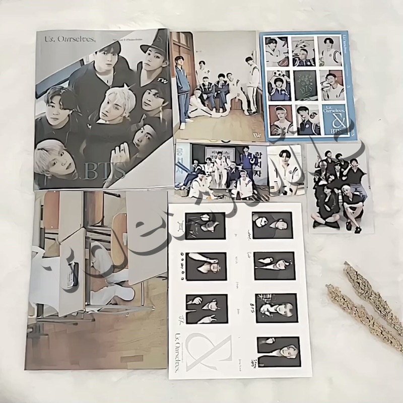 [READY STOCK] SHARING BTS 8 PHOTO FOLIO US, OURSELVES & BTS "WE"