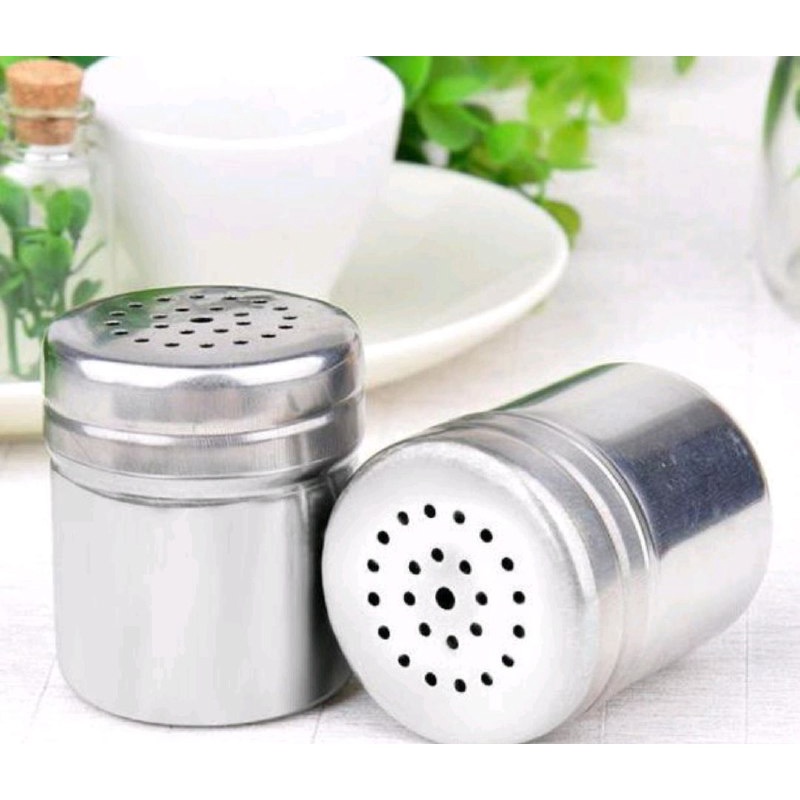 TEMPAT BUMBU STAINLESS / WADAH BUMBU DAPUR / PEPPER SHAKER