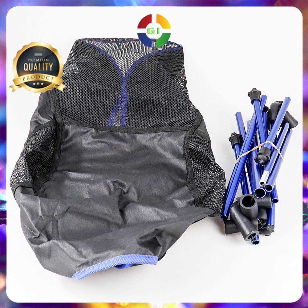 Kursi Lipat Memancing Portable Low Design Dark Blue COD