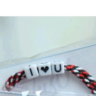 Gelang tiga warna i love u gelang telon love