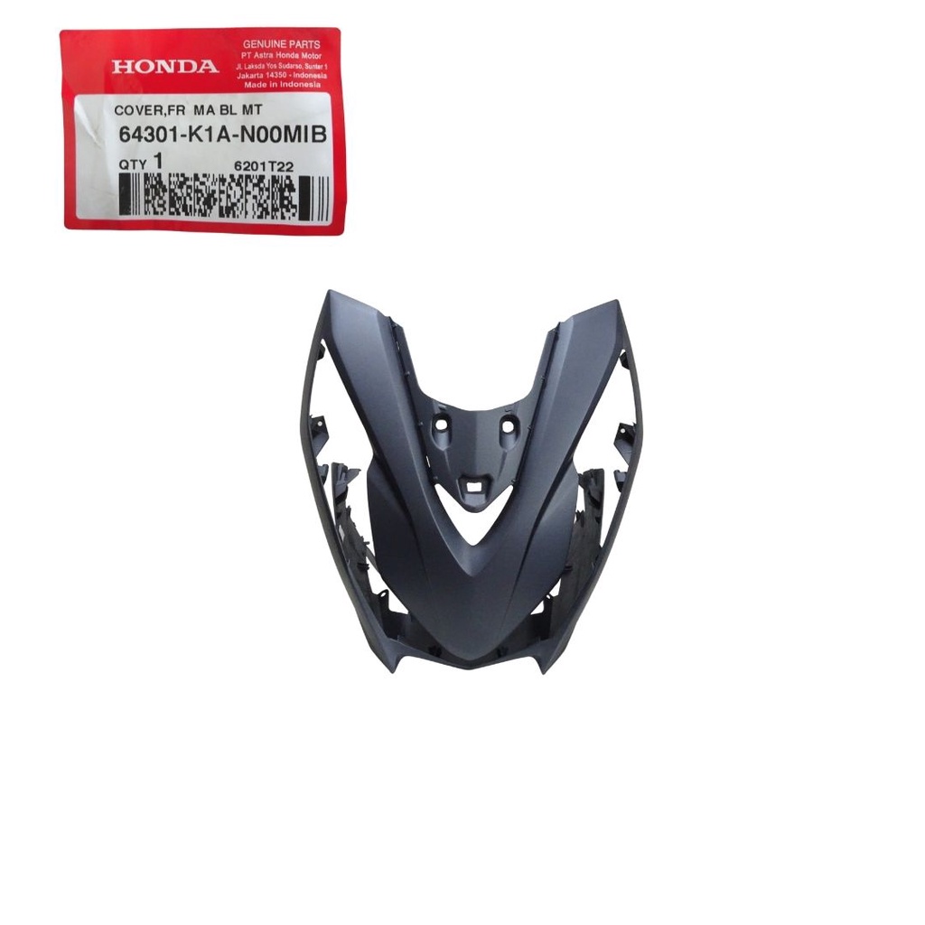 64301K1AN00MIB Cover Tameng Depan Biru Doff MA BL MT BeAT K1A