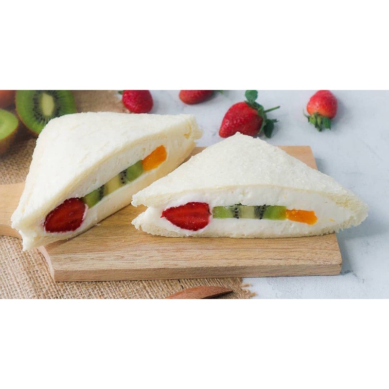 

Sandwich Buah / Fruit Sando / Sando Fruit / Camilan Jepang