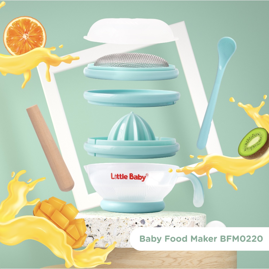 LITTLE BABY MURAH FOOD MAKER ALAT PENGOLAH MAKANAN BAYI MPASI A1B2C3