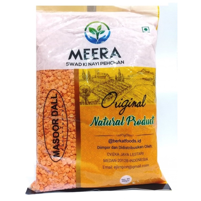 

Ready stock] Masoor Dal Meera / Dhal / Daal / Red Orange Lentils / Split / Kacang