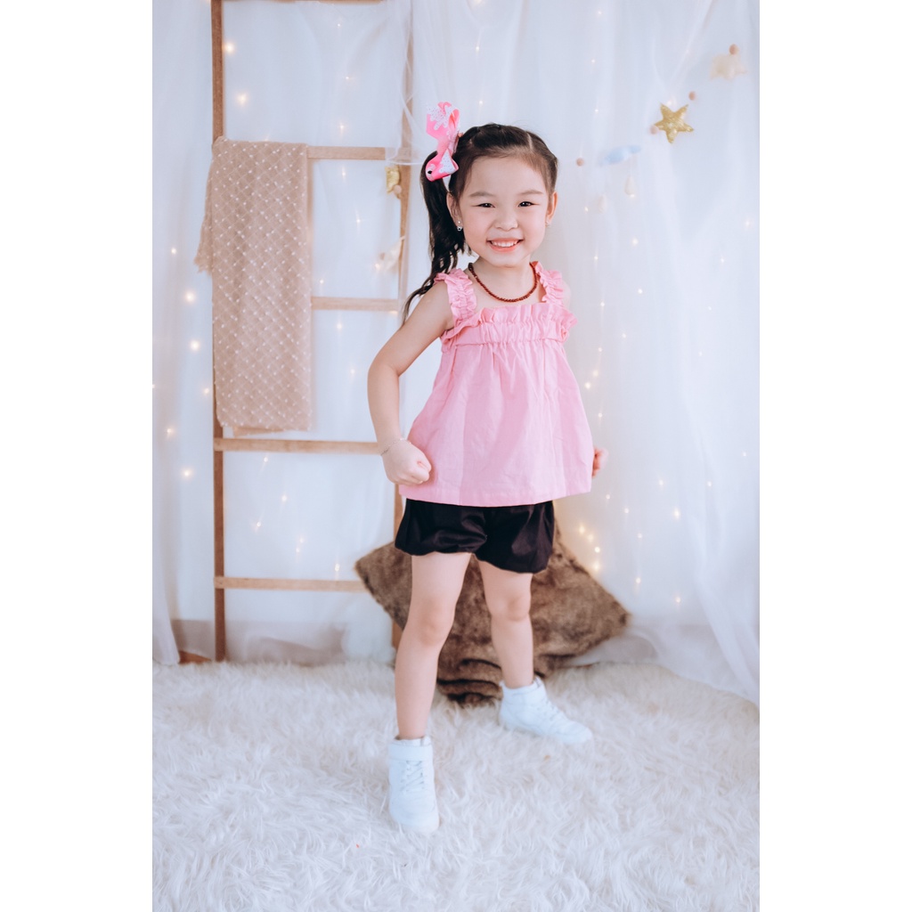 Summer Top 1-4 Tahun Atasan Ruffle Anak Perempuan SNB Blouse Fashion CBKS