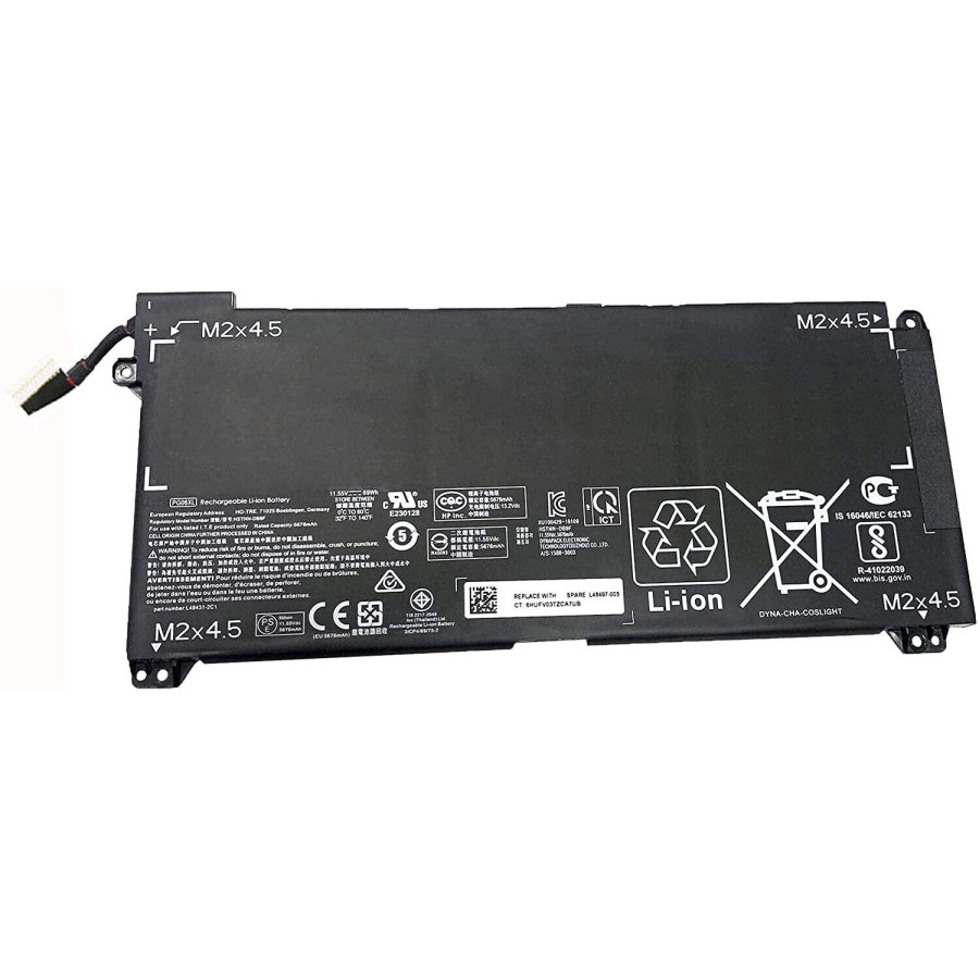 Baterai PG06XL Hp Omen 15-DH 15-DH000 15T-DH100 HSTNN-DB9F PGO6XL