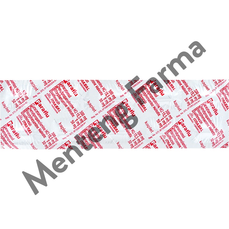 Paraflu 10 Kaplet - Obat Flu dan Batuk