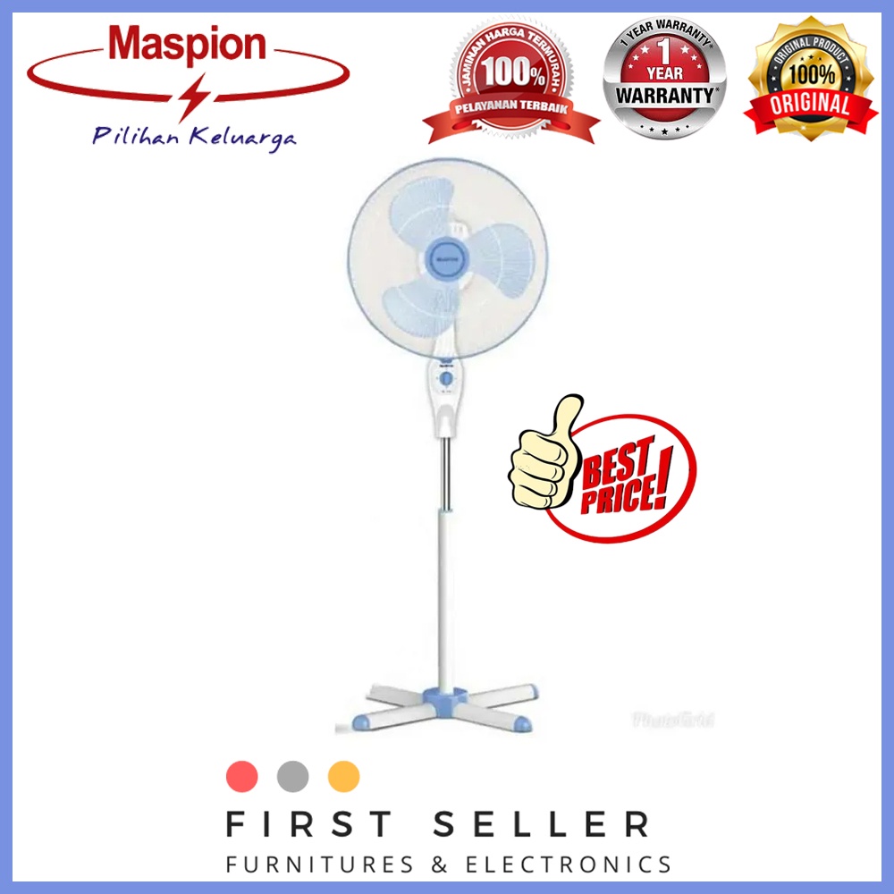 STAND FAN MASPION / KIPAS ANGIN EX-1611 SX (16 INCH) GARANSI RESMI
