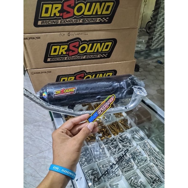 knalpot copy CMS PCX 160, PCX 150,dan VARIO 160, by DR SOUND ORIGINAL GEN 2