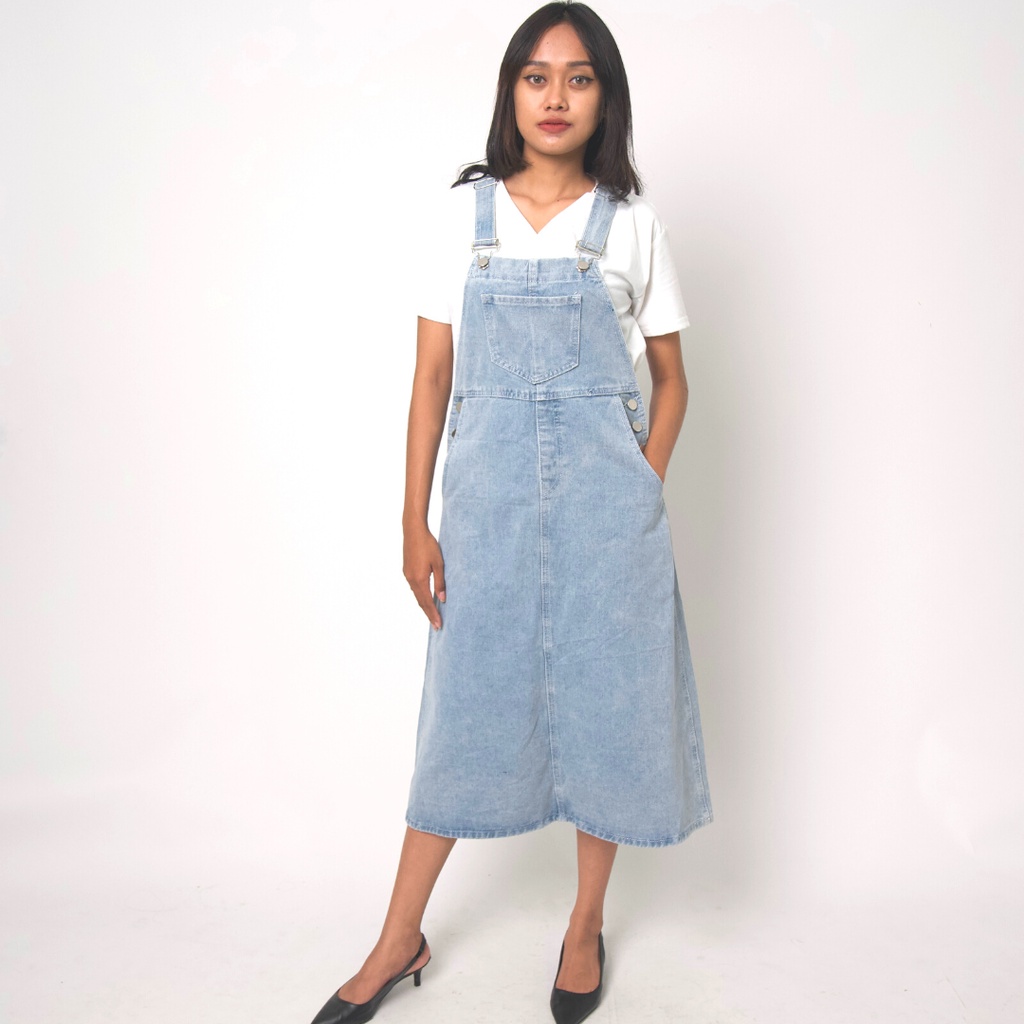 VIERLIN - Jumpsuit jeans 1518