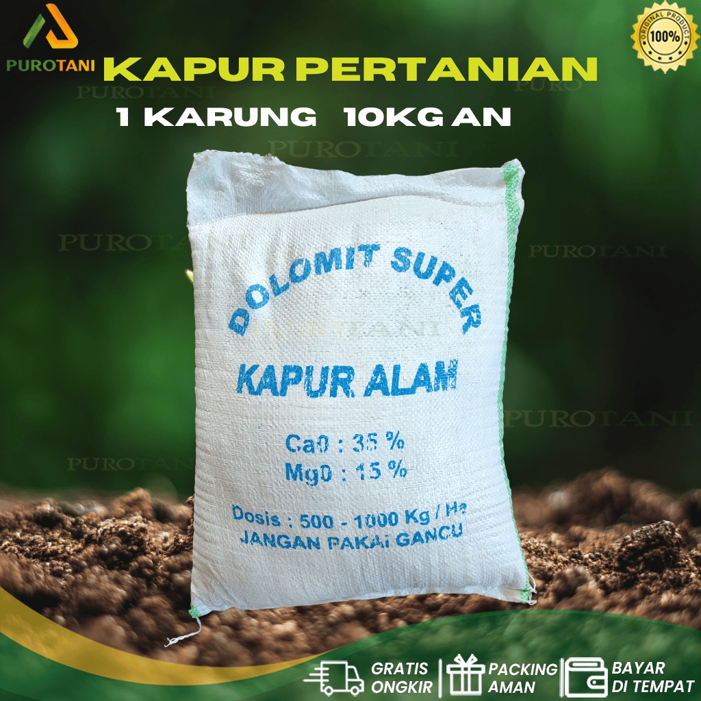 Kapur dolomit pertanian 10kg an