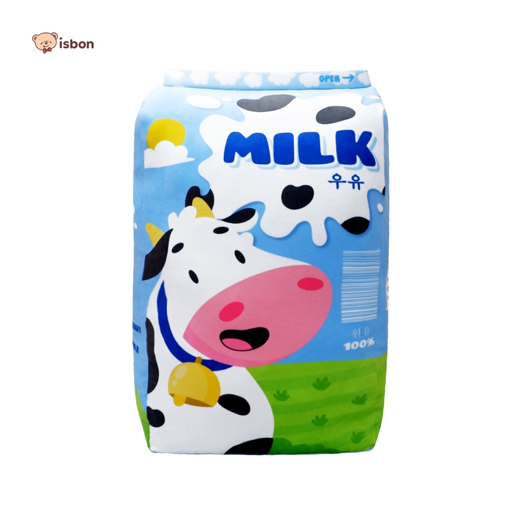 Boneka Milk Kotak Susu Box Milk Strawberry Banana Halus Bahan Lembut Aman untuk Anak by Istana Boneka