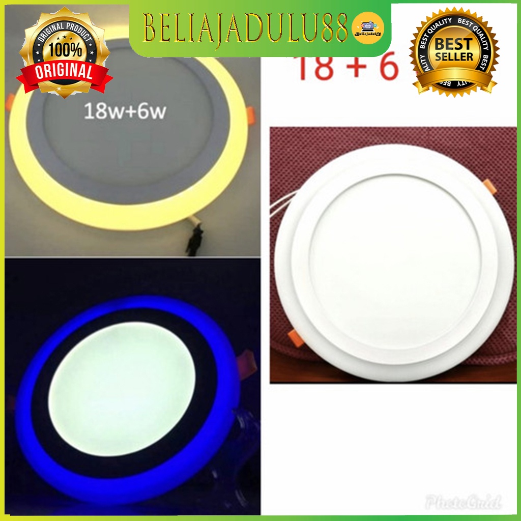 Beliajadulu88 Downlight panel LED 2 warna bulat dan kotak